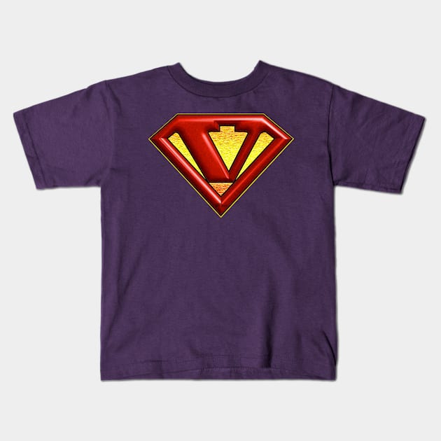 Super Premium V Kids T-Shirt by NN Tease